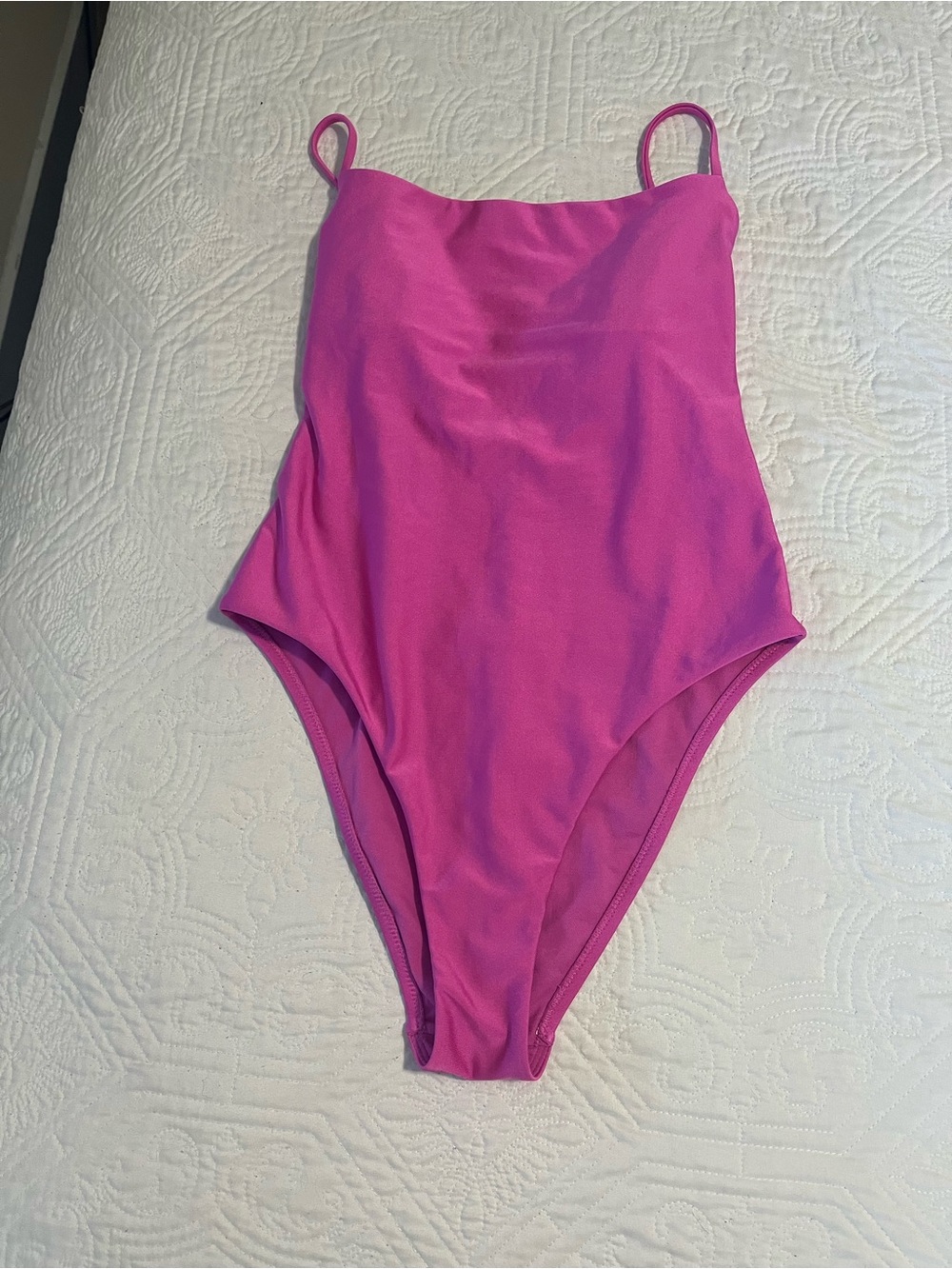 Shade & Shore Fuchsia Pink One-Piece Swimsuit
